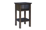 417874867:Marnville USB Accent Table in Espresso, Image 1