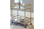 111907721:Kailman Bar Cart in Gold, Image 2