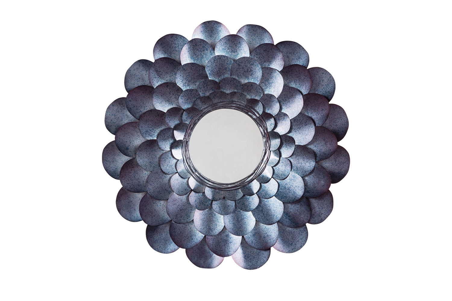814397113:Deunoro Circle Mirror in Blue, Image 1