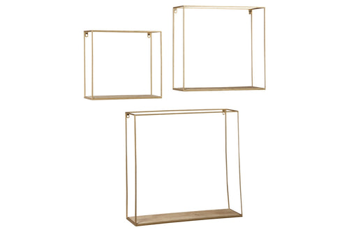 126513385:Efharis Wall Shelves, Set of 3, Image 1