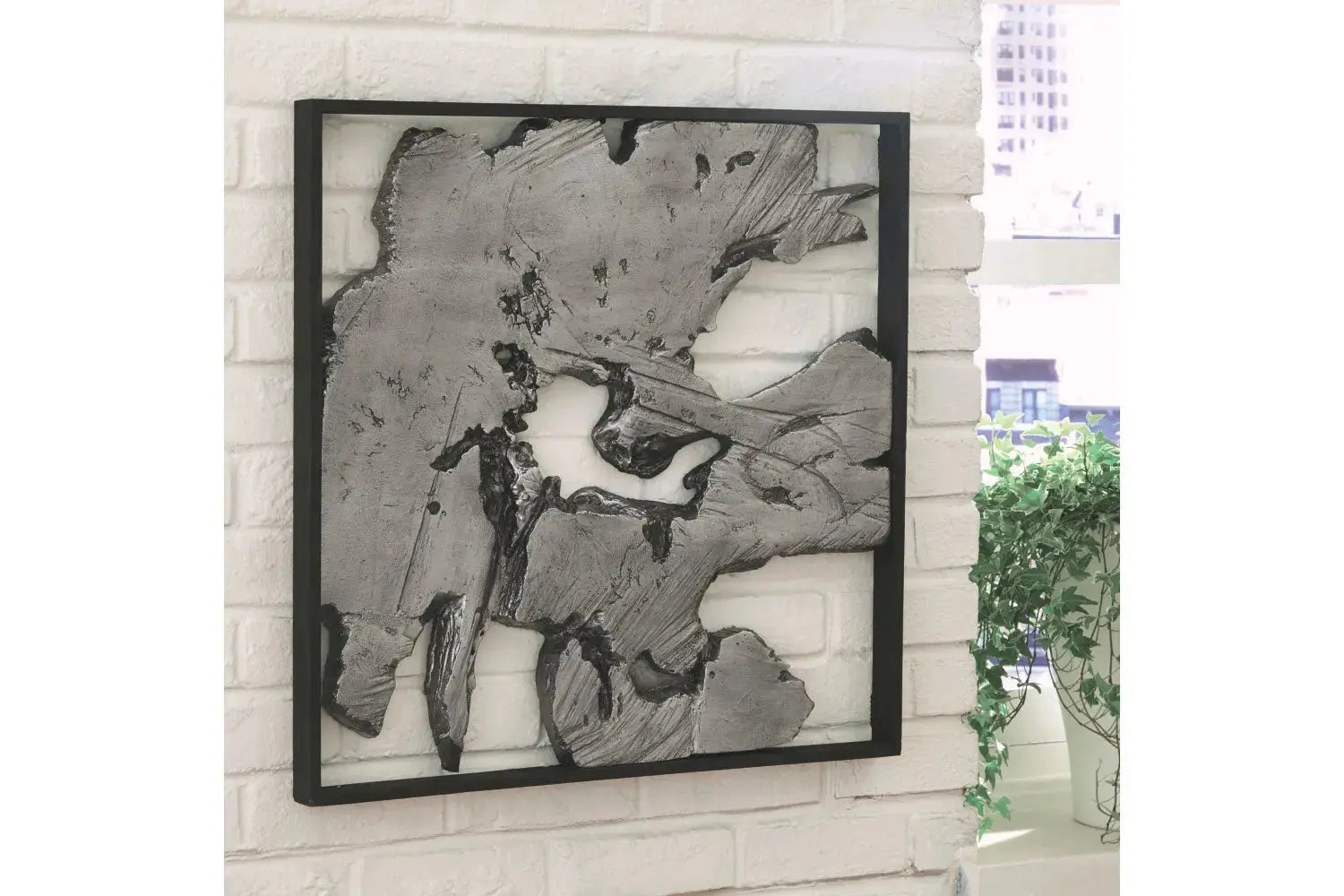 625824655:Fabiana Wall Art in Silver, Image 2