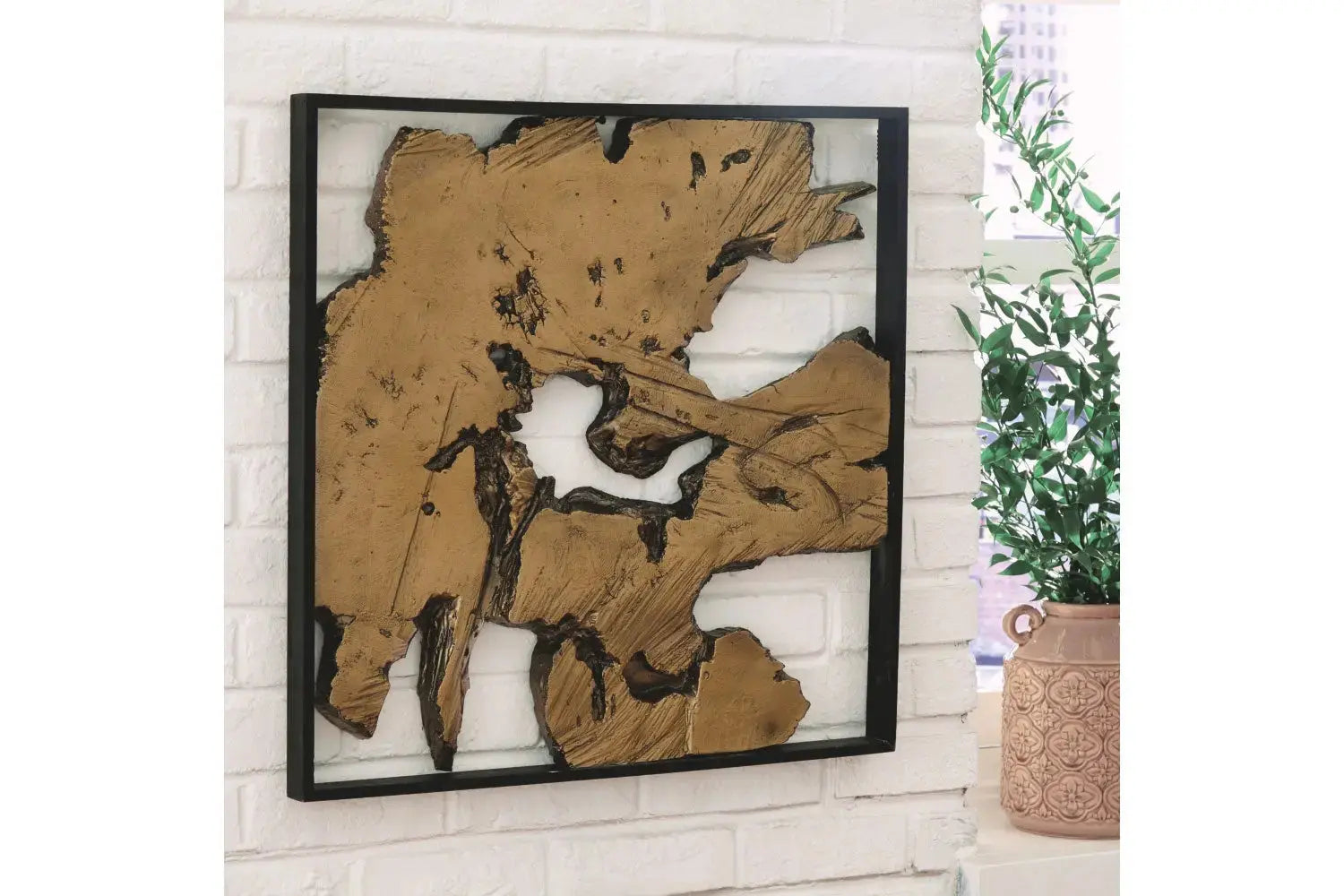 617591286:Fabiana Wall Art in Gold, Image 2