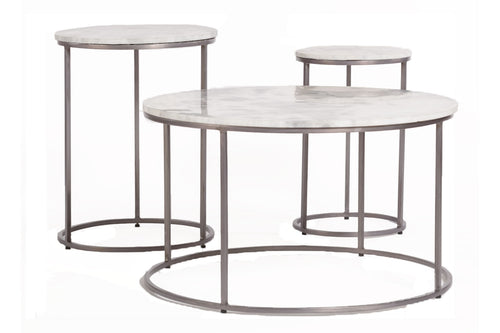 019520270:Alder & Tweed Abbey Coffee Table in Marble, Image 2