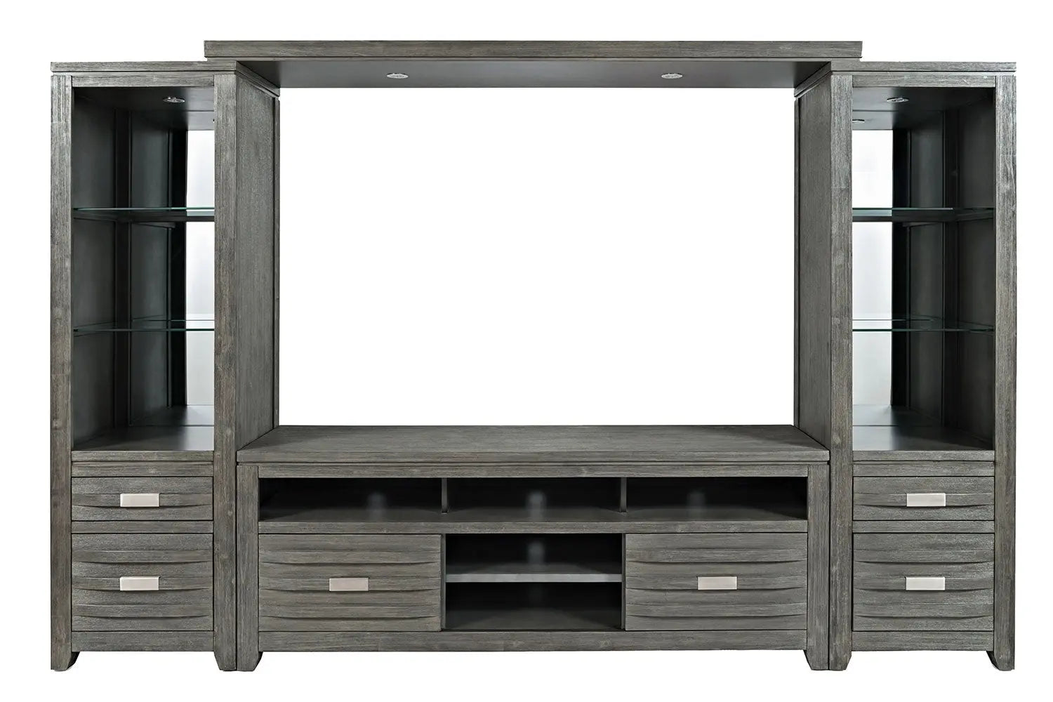 606432535:Altamonte 4 Piece Entertainment Center in Gray, Image 2