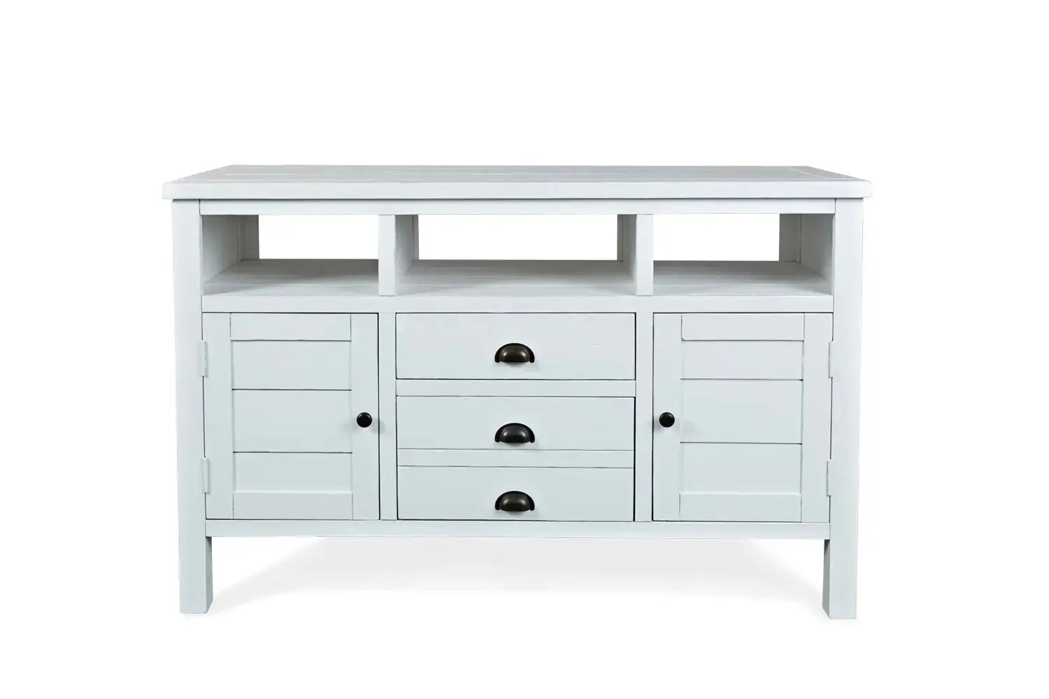 412804867:Artisans Media Console in White, 50 Inch, Image 1
