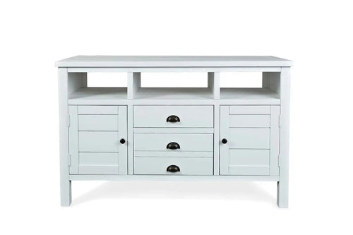 412804867:Artisans Media Console in White, 50 Inch, Image 1