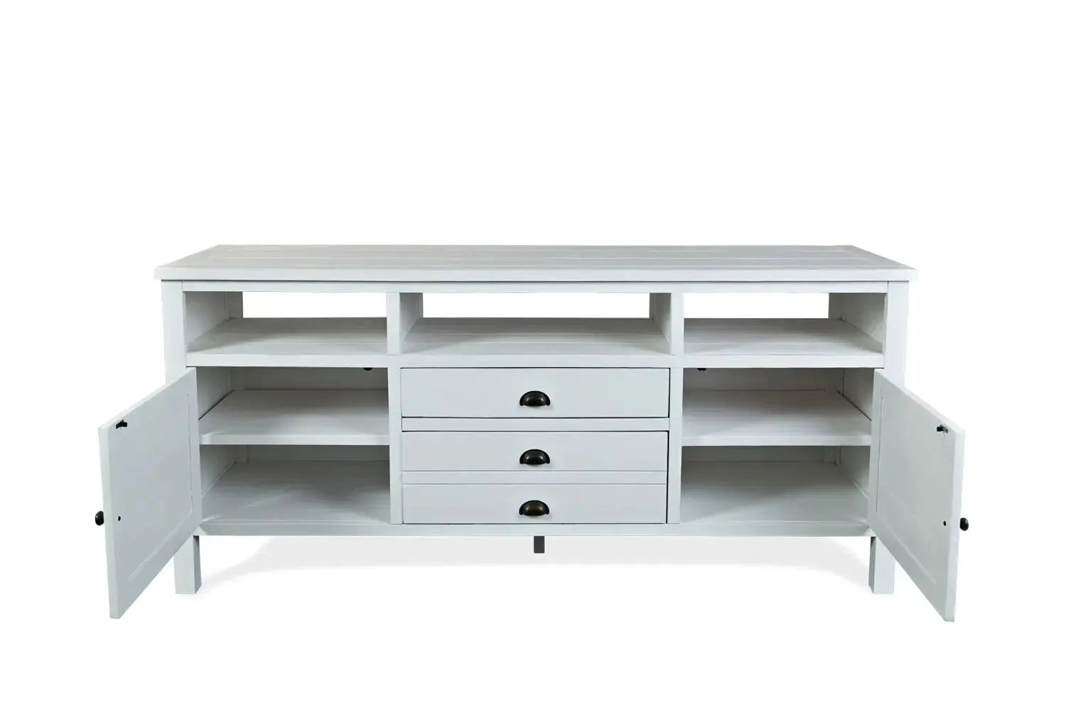 728420898:Artisans Media Console in White, 70 Inch, Image 2