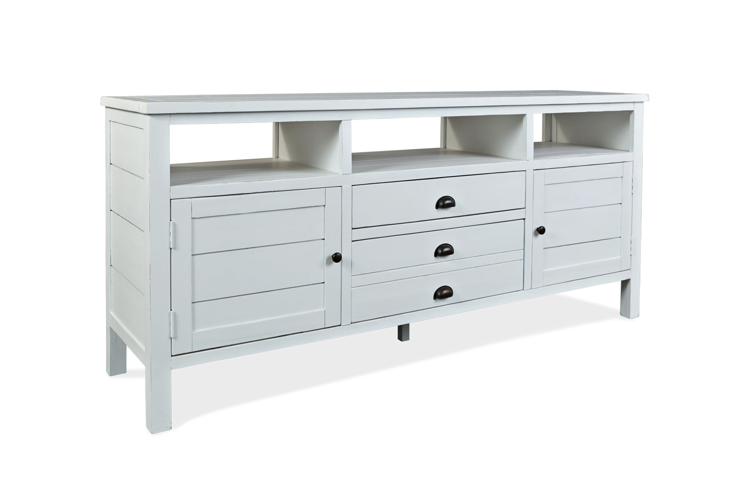 728420898:Artisans Media Console in White, 70 Inch, Image 3
