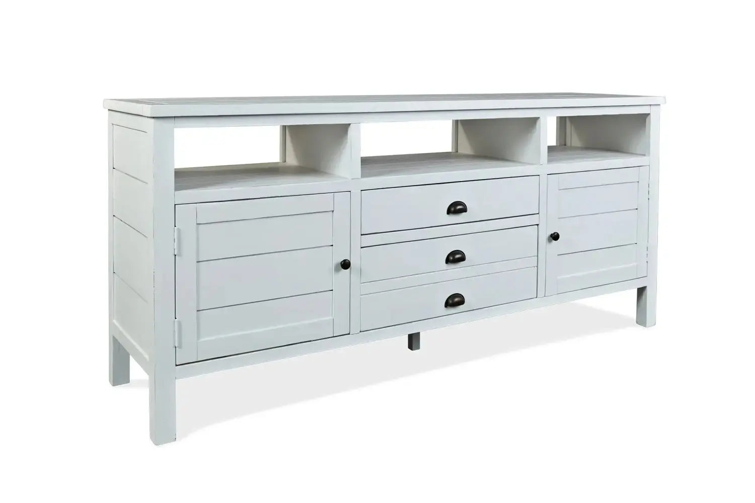 728420898:Artisans Media Console in White, 70 Inch, Image 3