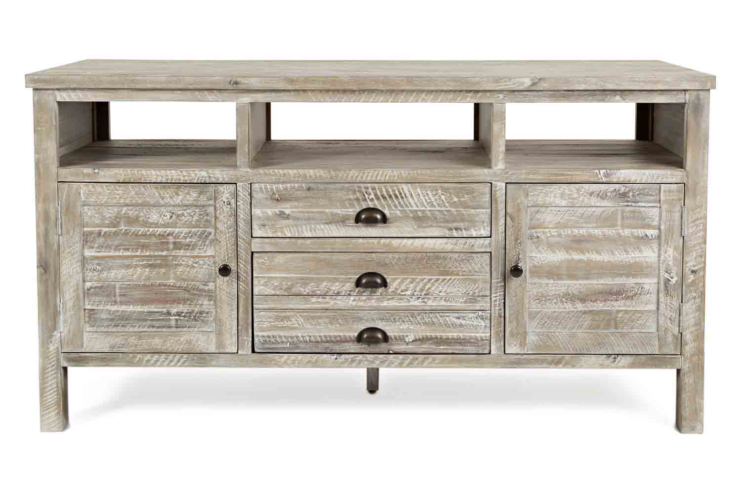 602825929:Artisans Media Console in Gray, 60 Inch, Image 1