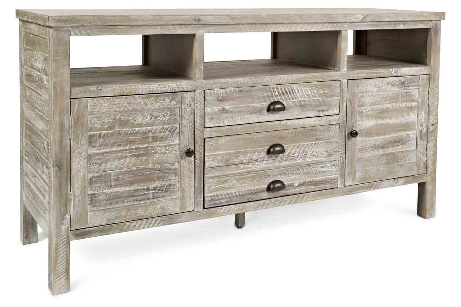602825929:Artisans Media Console in Gray, 60 Inch, Image 3