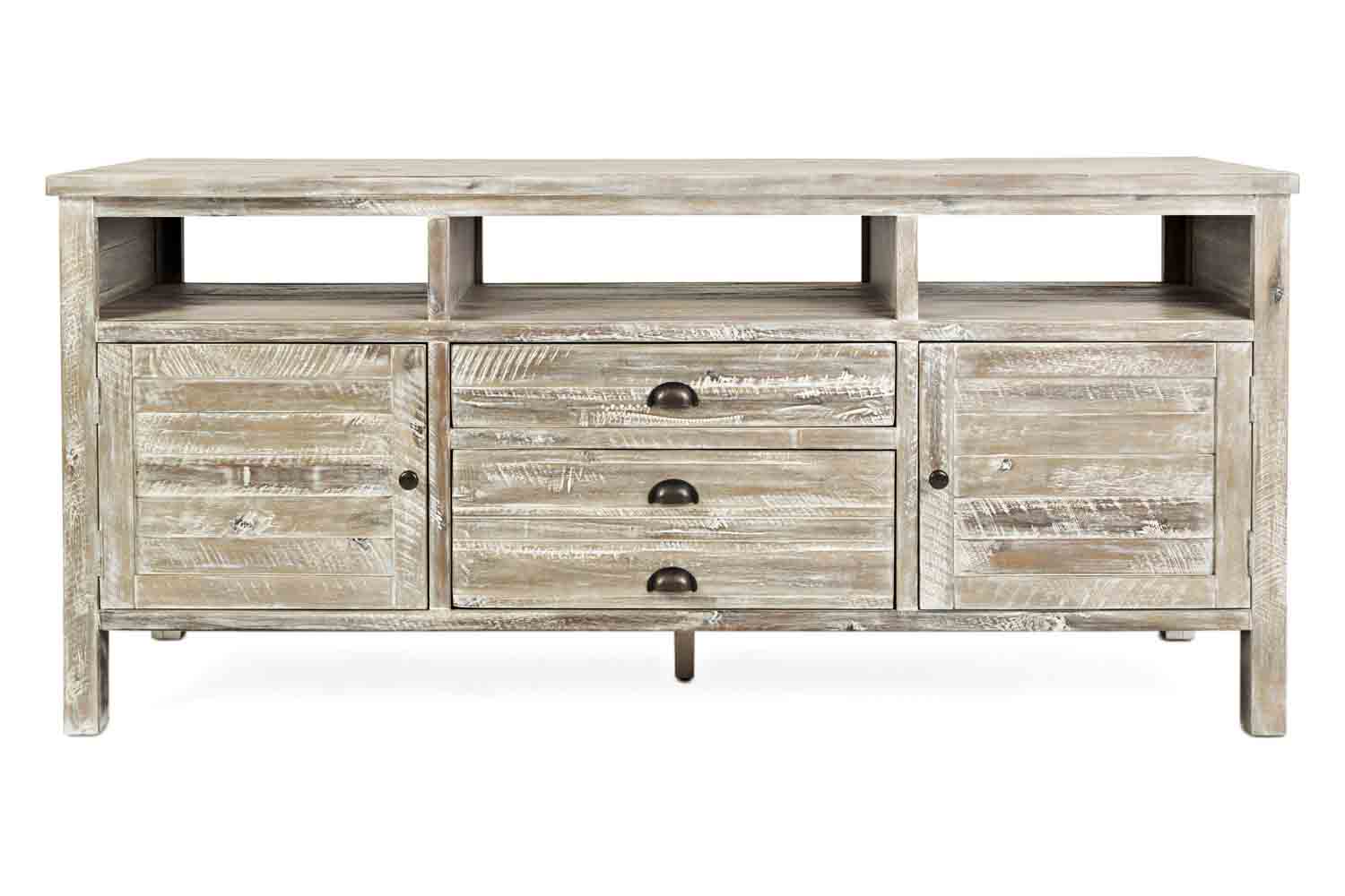 436345447:Artisans Media Console in Gray, 70 Inch, Image 1