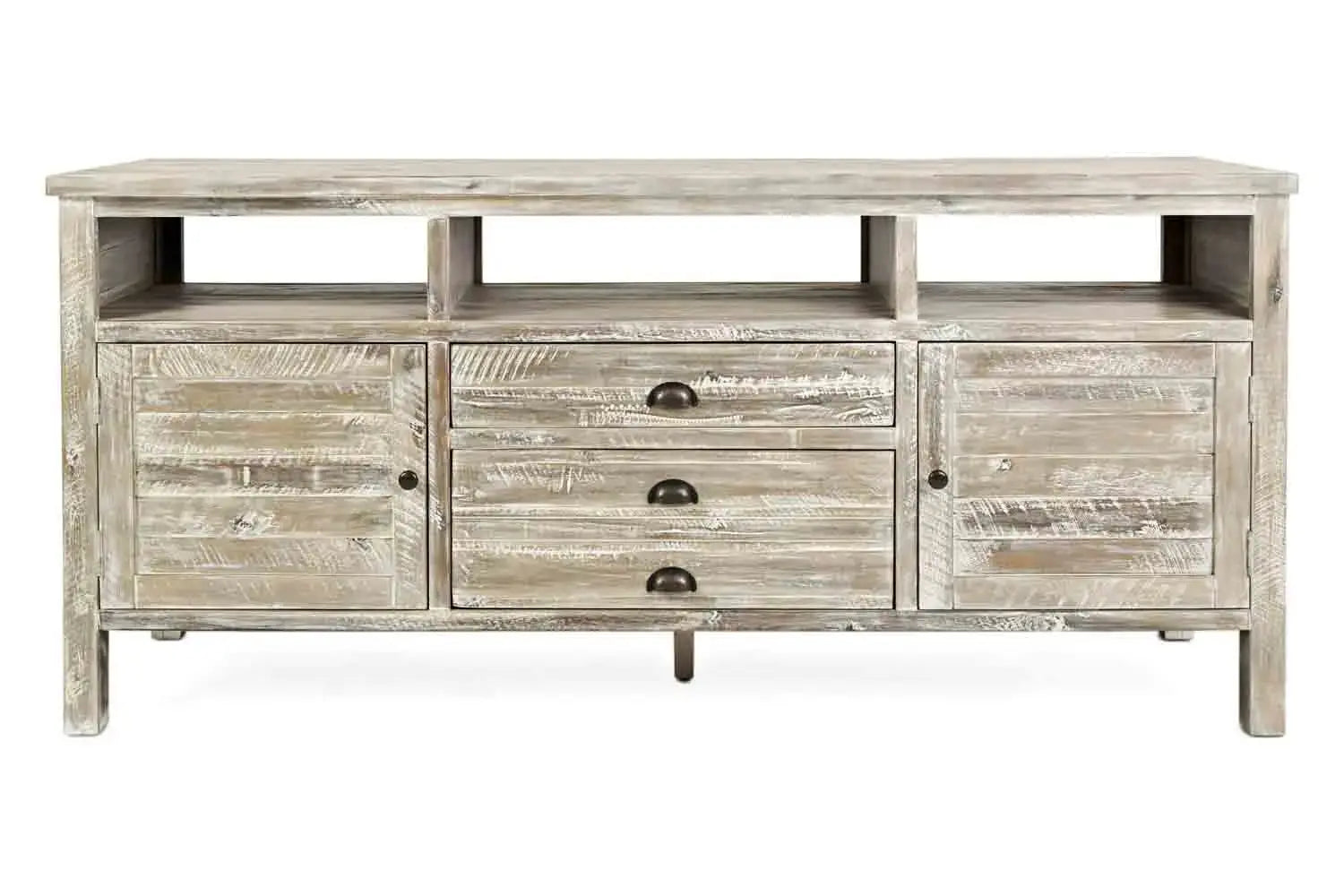 436345447:Artisans Media Console in Gray, 70 Inch, Image 1