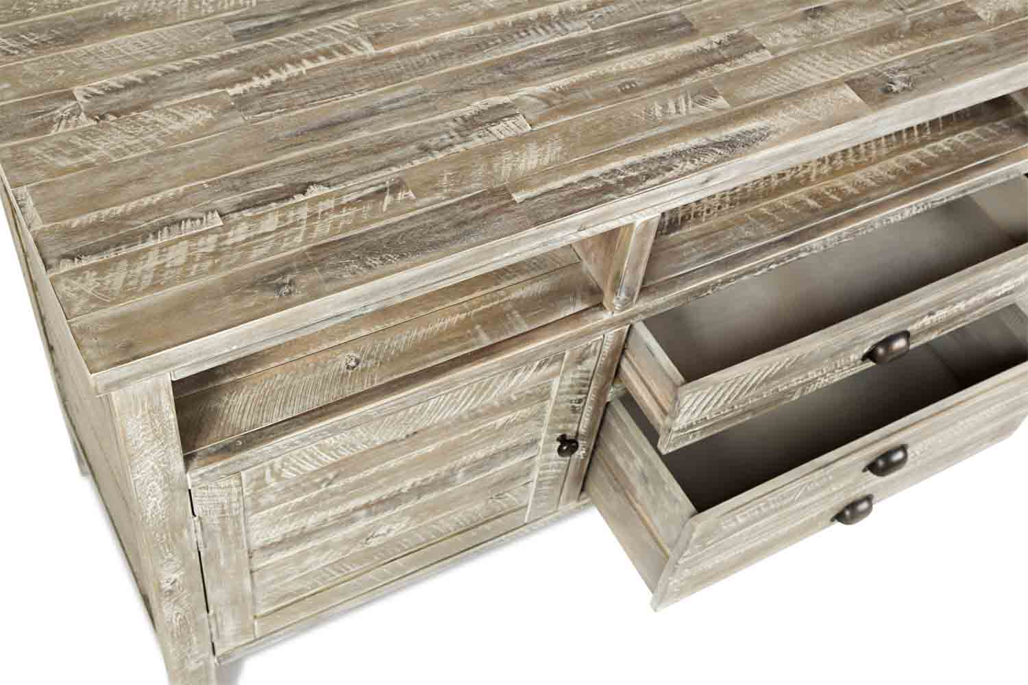 436345447:Artisans Media Console in Gray, 70 Inch, Image 4