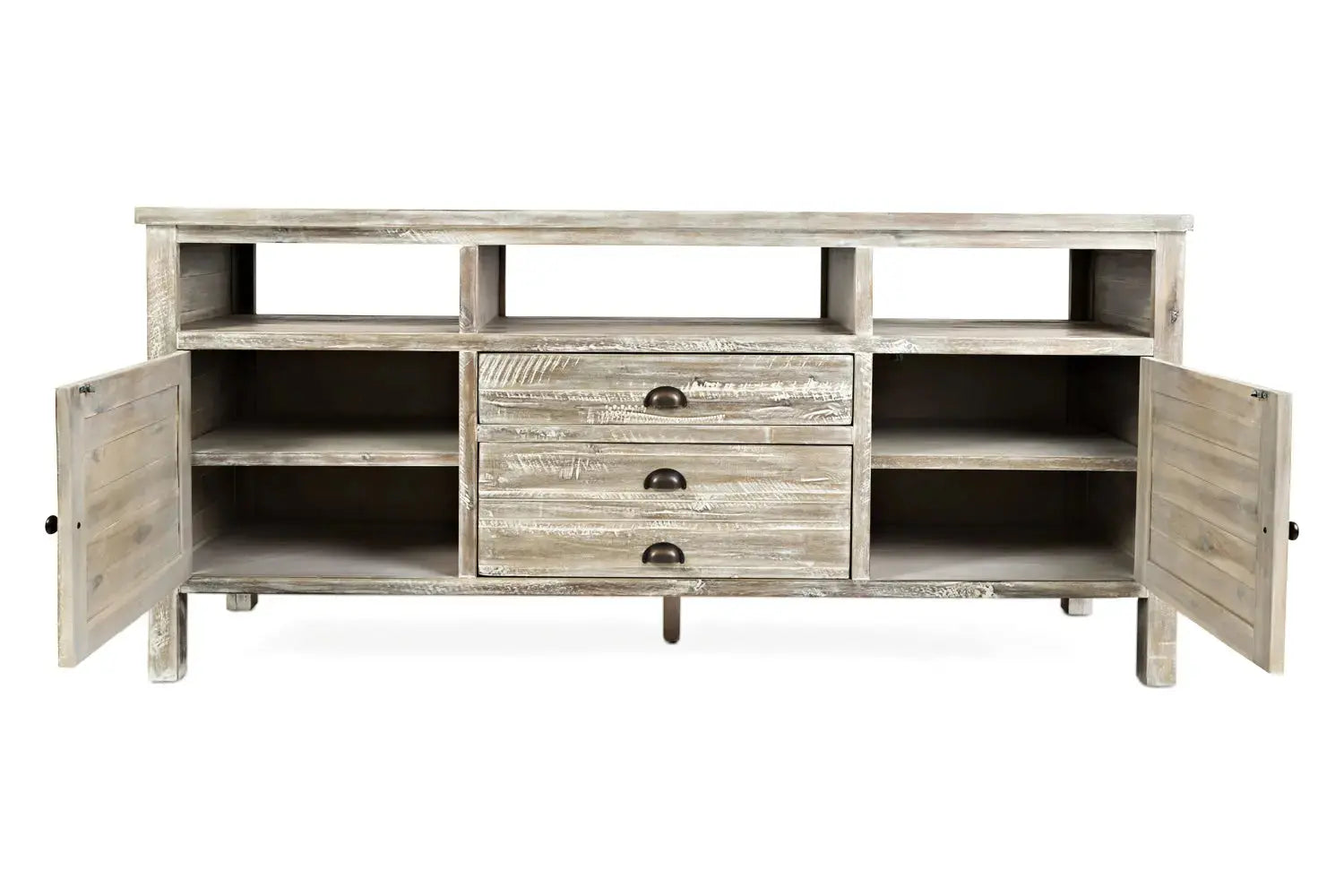 436345447:Artisans Media Console in Gray, 70 Inch, Image 2