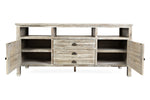 436345447:Artisans Media Console in Gray, 70 Inch, Image 2