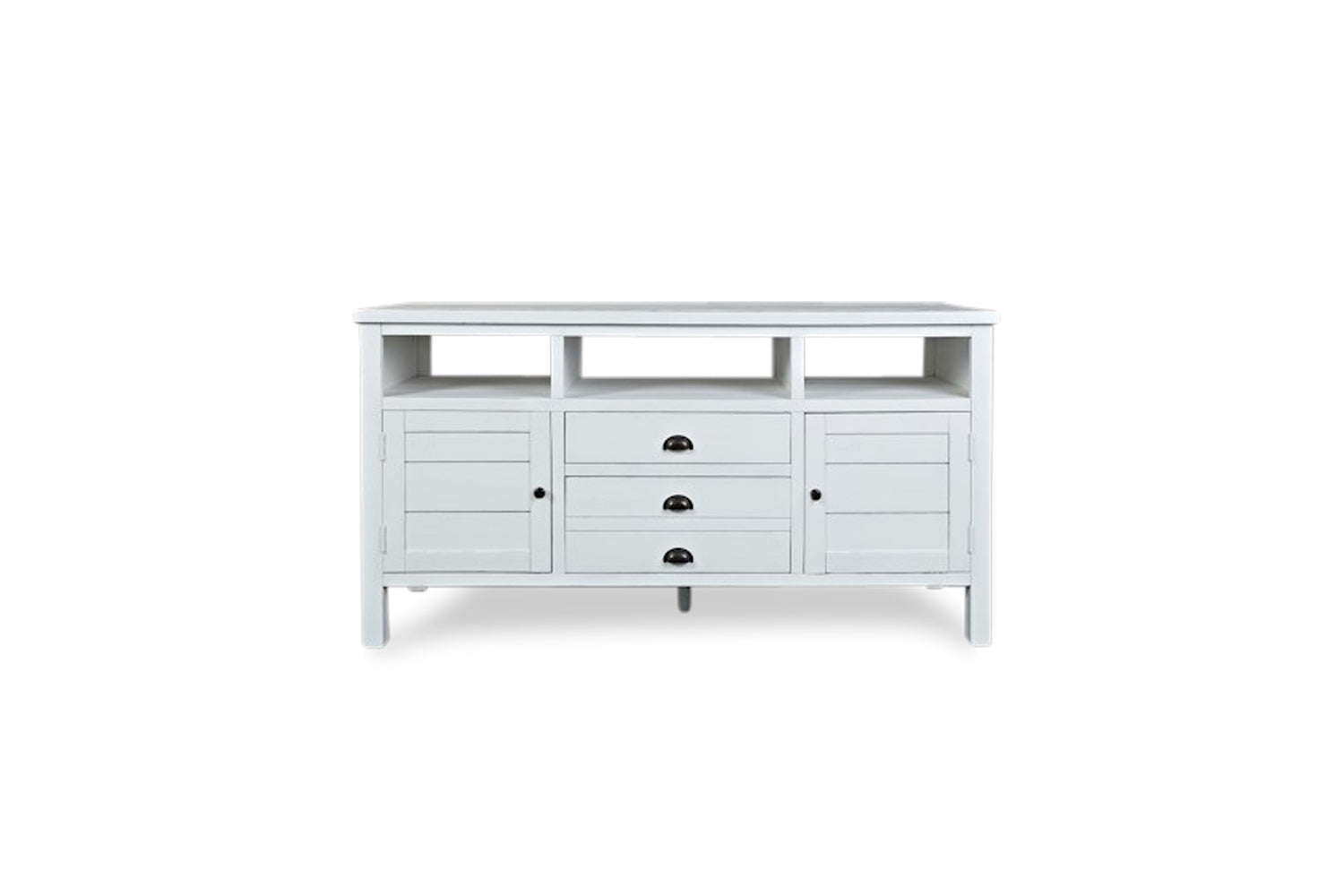 223139867:Artisans Media Console in White, 60 Inch, Image 1