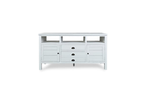 223139867:Artisans Media Console in White, 60 Inch, Image 1