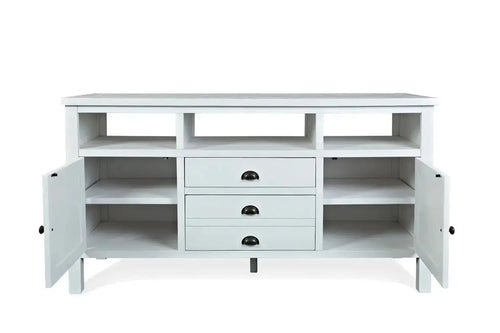 223139867:Artisans Media Console in White, 60 Inch, Image 2