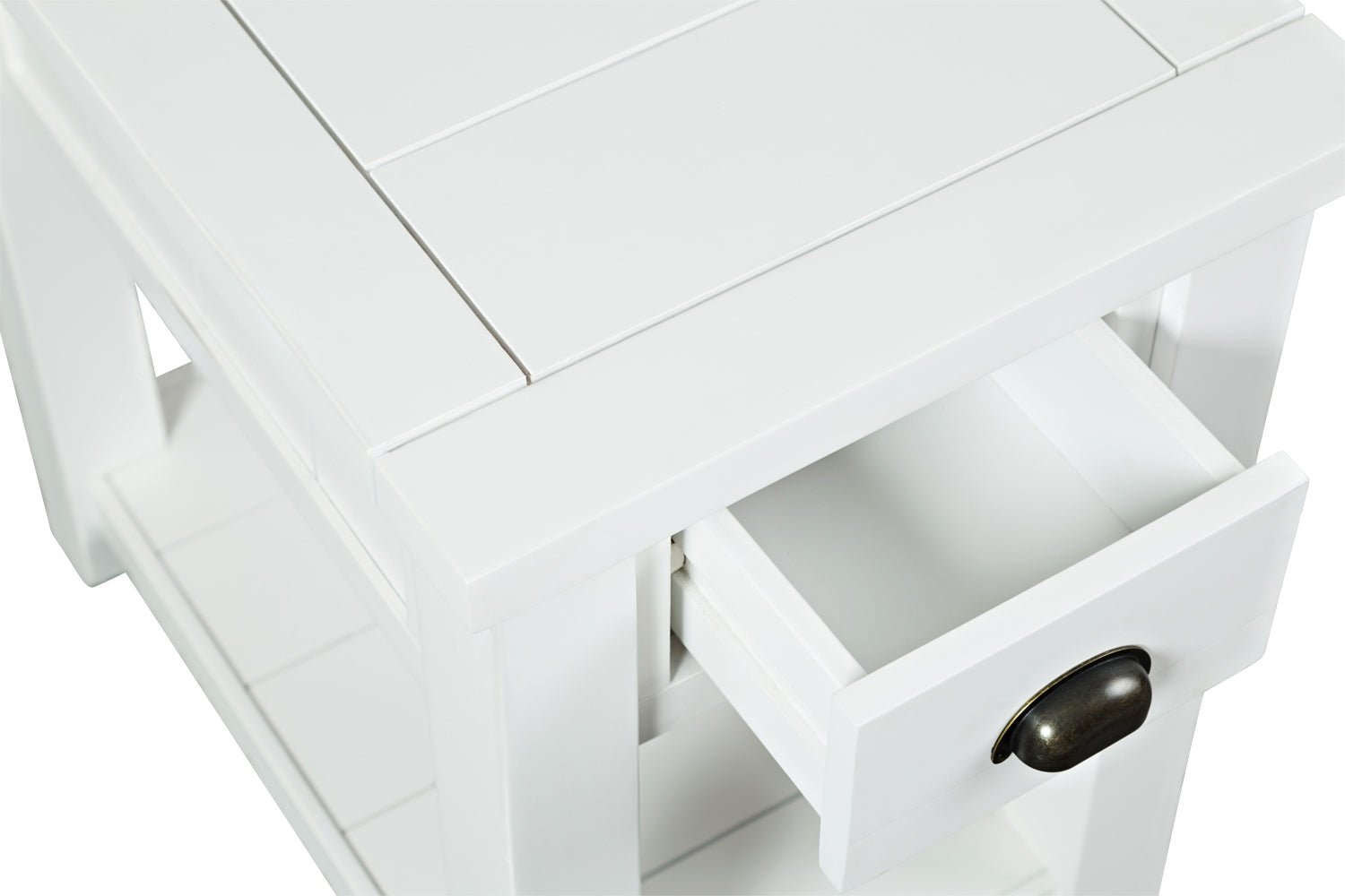 694410983:Artisans Chairside Table in White, Image 3