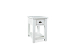 694410983:Artisans Chairside Table in White, Image 1