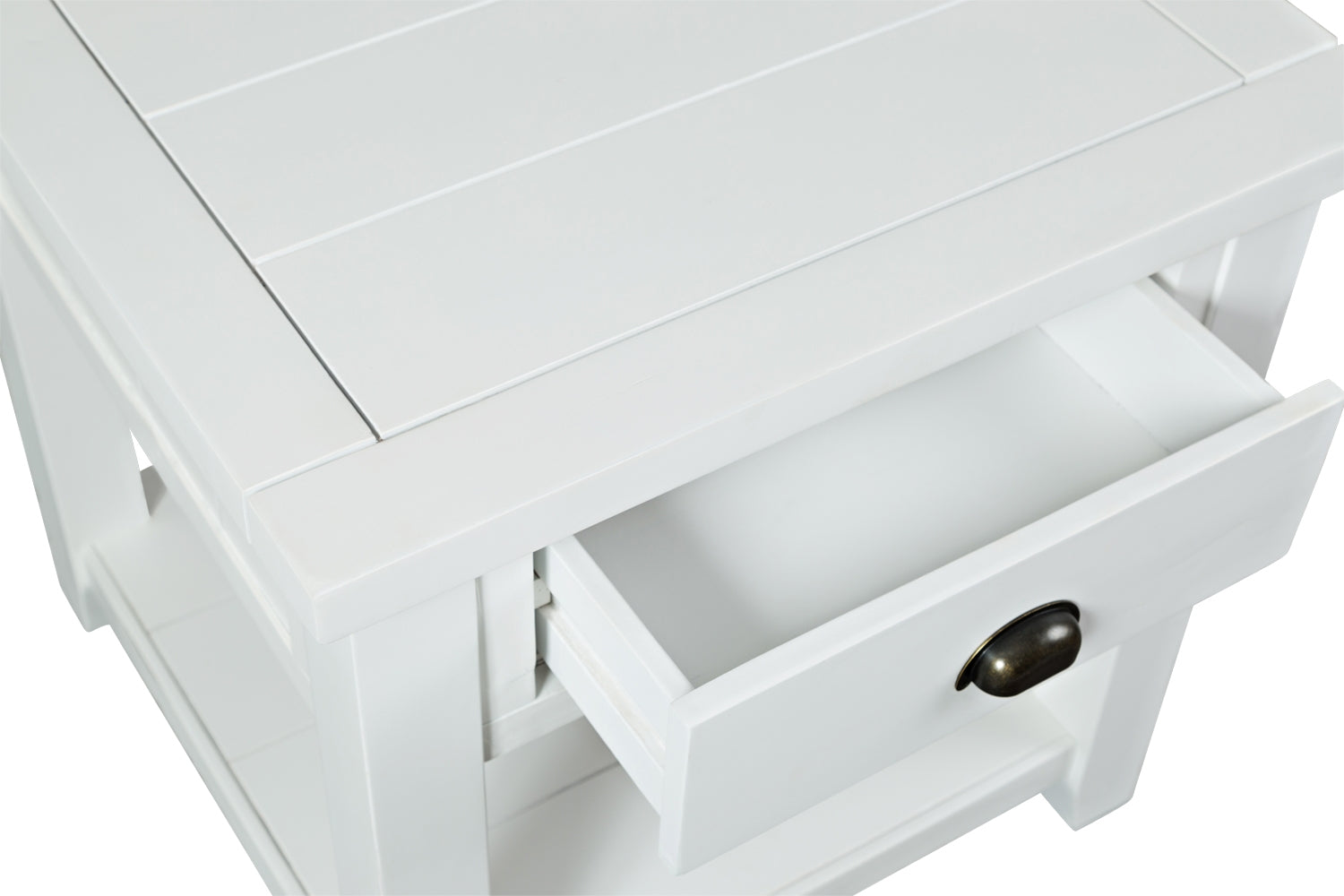 306341704:Artisans End Table in White, Image 4