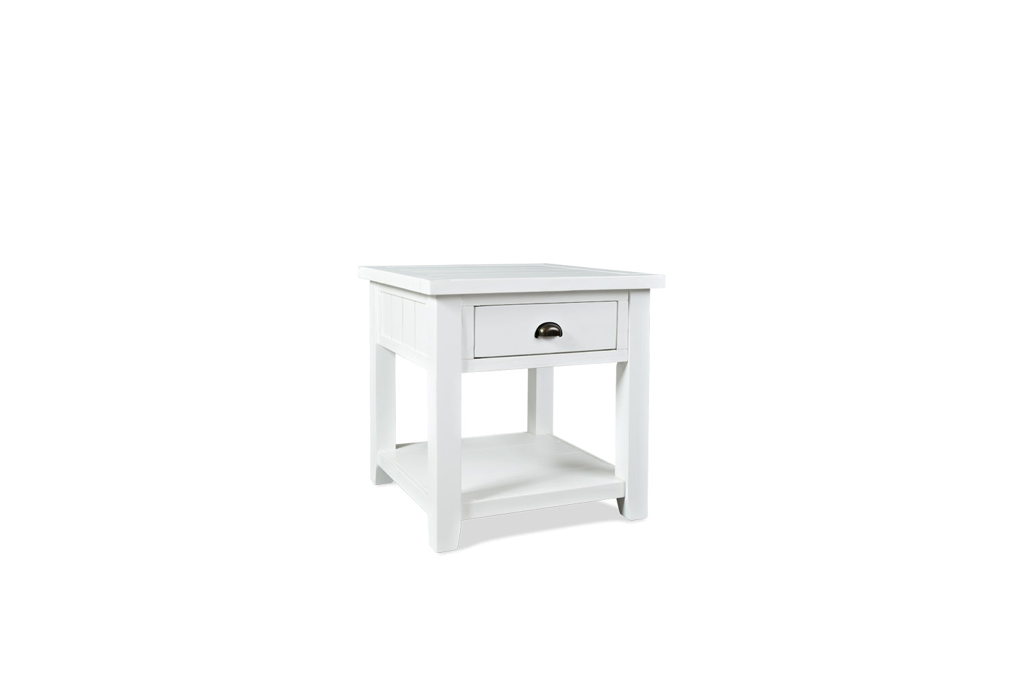 306341704:Artisans End Table in White, Image 1