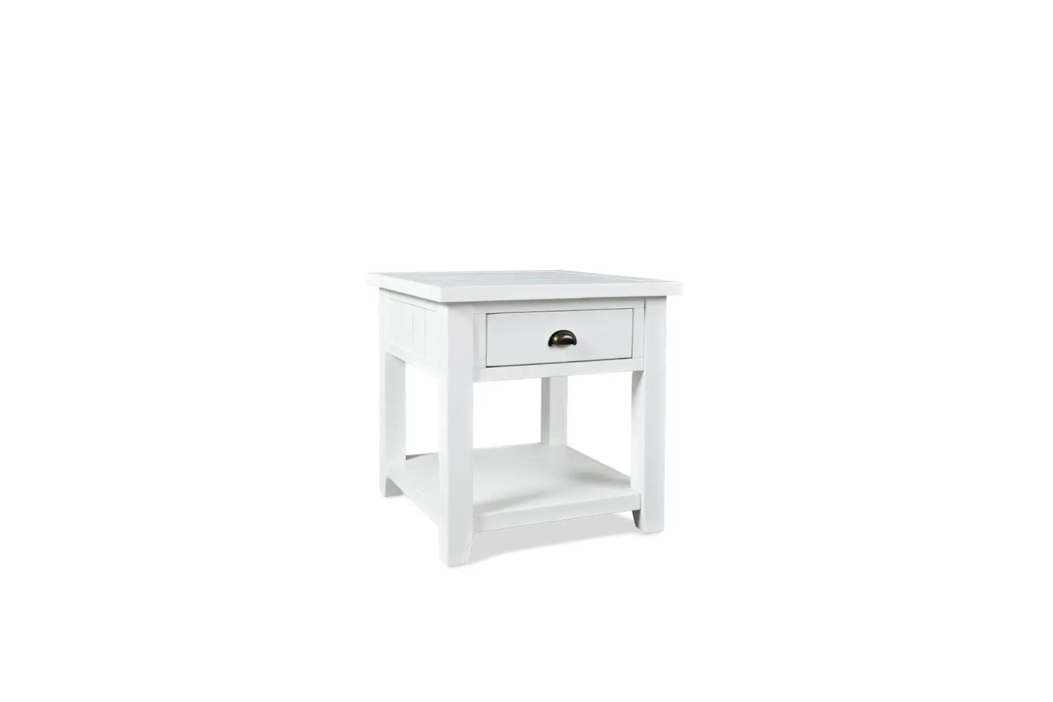 306341704:Artisans End Table in White, Image 1