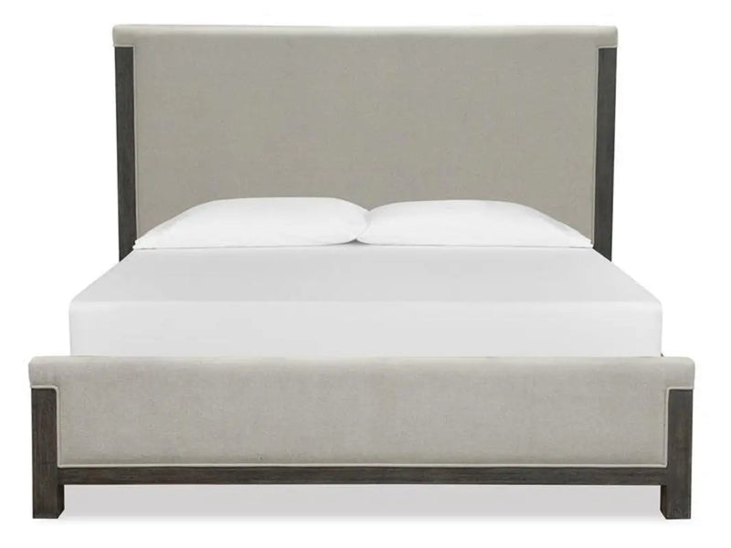 ASPEN0111:Aspen Valley Upholstered Bed &, Front
