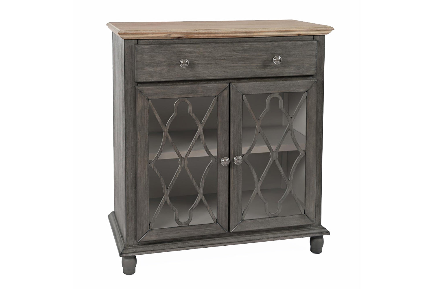 171692818:Aurora 2 Door Accent Chest in Gray, Image 1