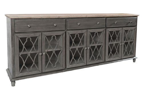 838747721:Aurora 6 Door Accent Chest in Gray, Image 1