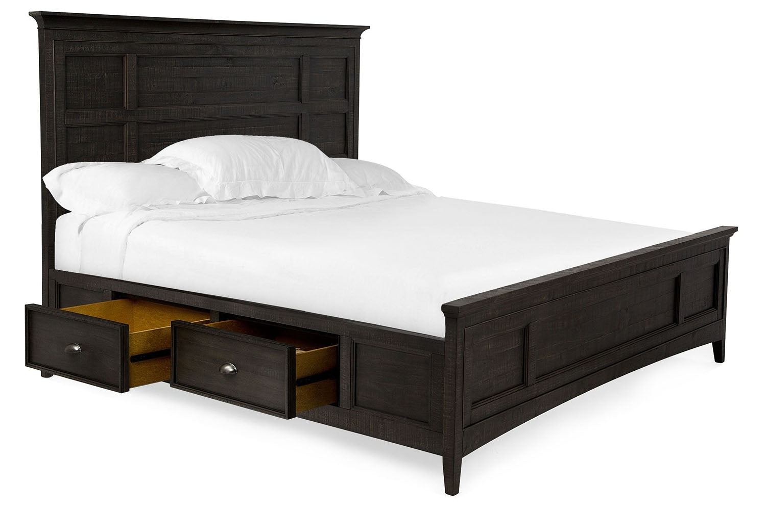 509674003:Bay Creek Panel Bed w/ Storage in Graphite, California King, Image 3