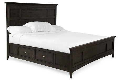 271075403:Bay Creek Panel Bed w/ Storage in Graphite, Queen, Image 1