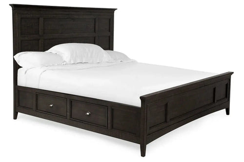 271075403:Bay Creek Panel Bed w/ Storage in Graphite, Queen, Image 1