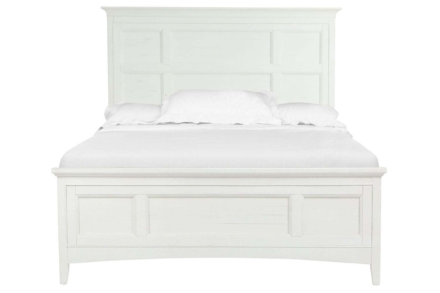 740834203:Bay Creek Panel Bed in White, Eastern King, Image 2