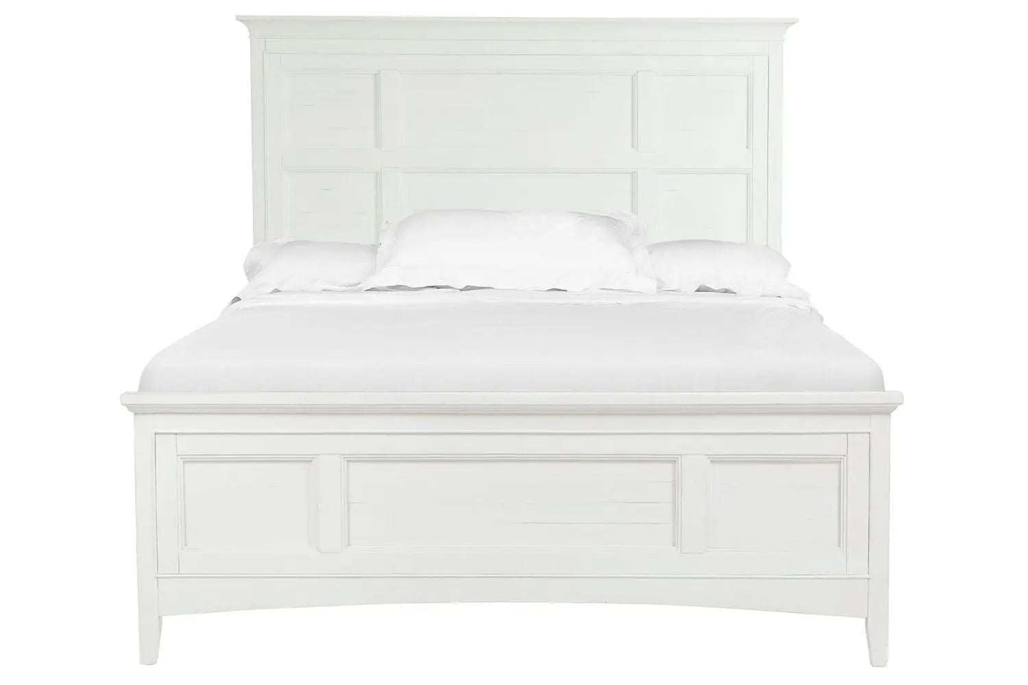 740834203:Bay Creek Panel Bed in White, Eastern King, Image 2
