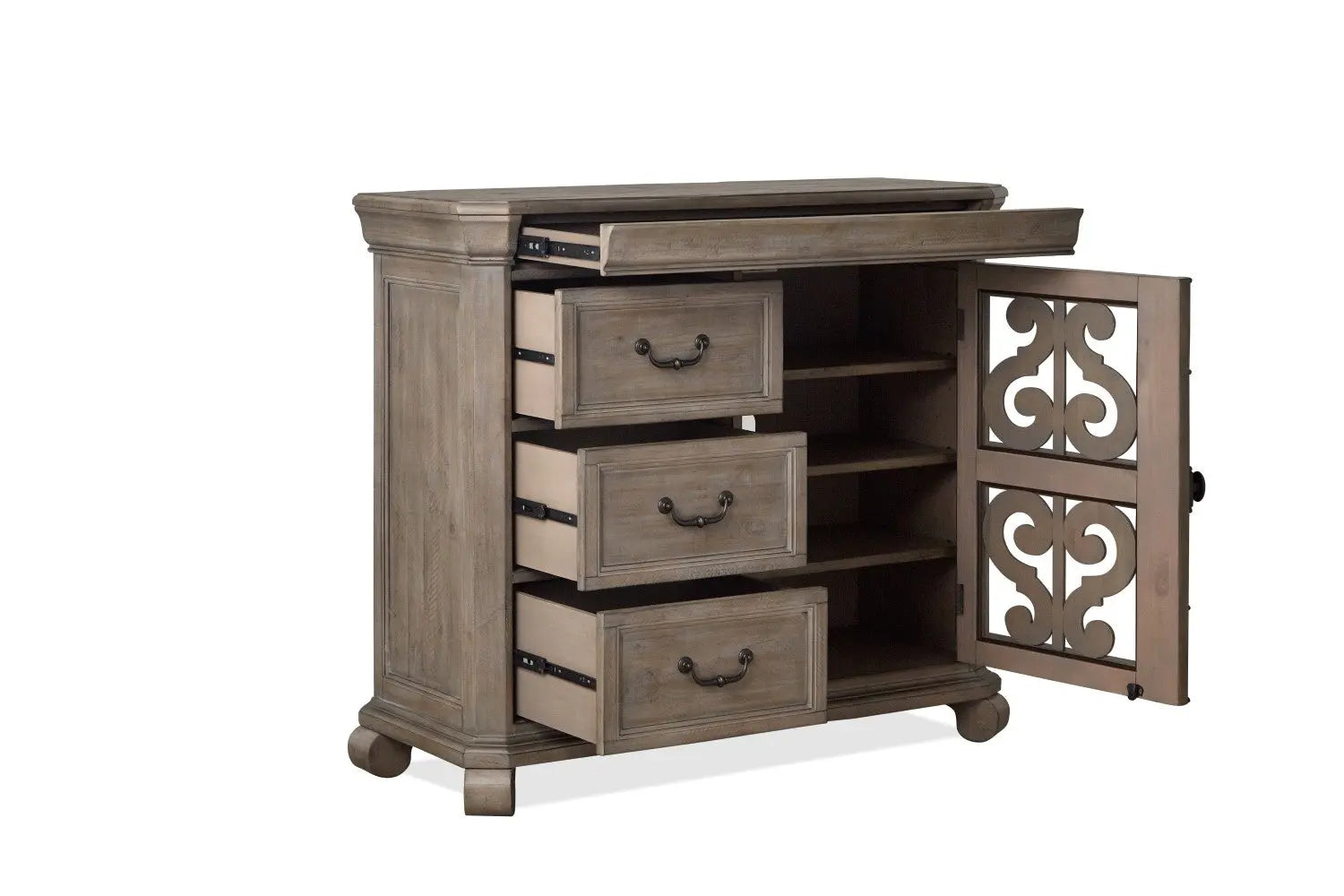 368783149:Bellamy Media Chest in Gray, Image 3
