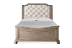 504389748:Bellamy Sleigh Bed in Gray, Queen, Image 2