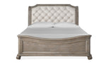 694446655:Bellamy Sleigh Bed in Gray, Eastern King, Image 2