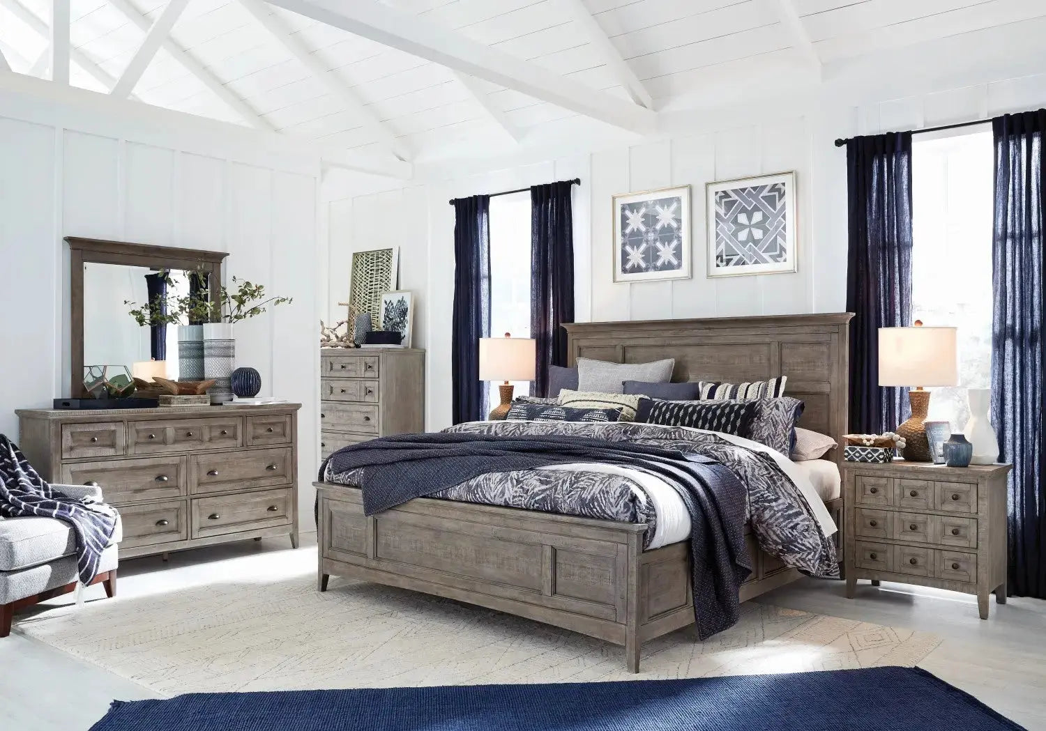 258882626:Bay Creek Chest w/ Door in Light Gray, Image 6