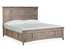 647345882:Bay Creek Panel Bed w/ Storage in Light Gray, California King, Image 1