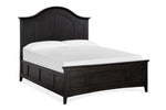 352441698:Bay Creek Arch Panel Bed in Graphite, Eastern King, Image 1