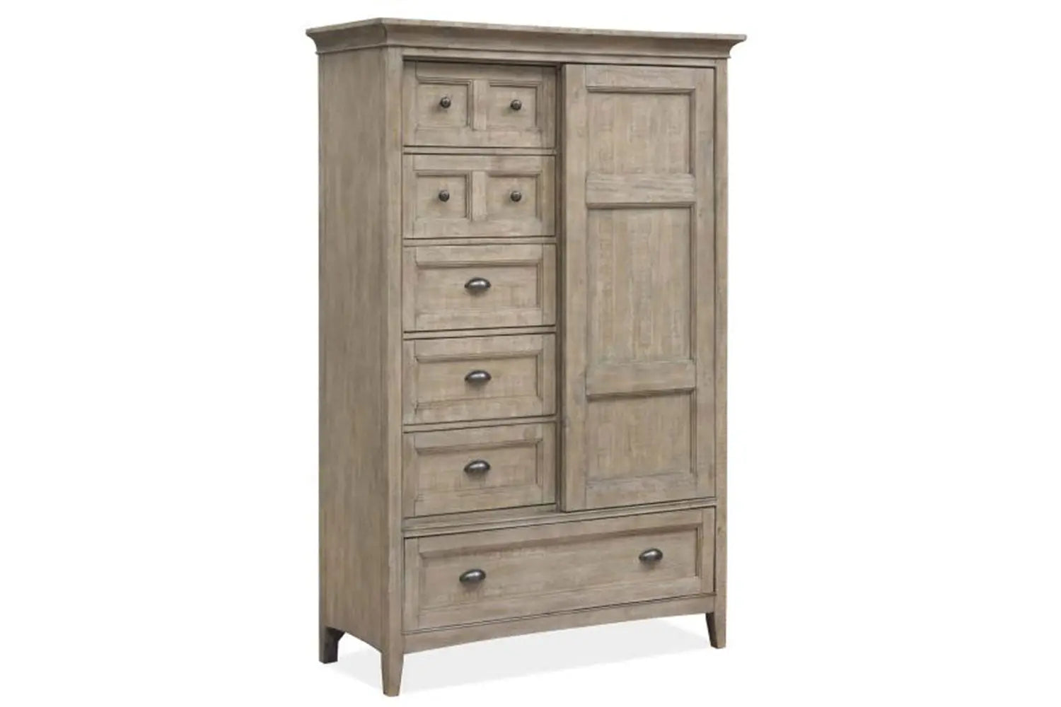 258882626:Bay Creek Chest w/ Door in Light Gray, Image 1