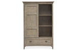 258882626:Bay Creek Chest w/ Door in Light Gray, Image 3