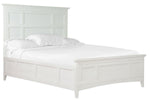 740834203:Bay Creek Panel Bed in White, Eastern King, Image 1