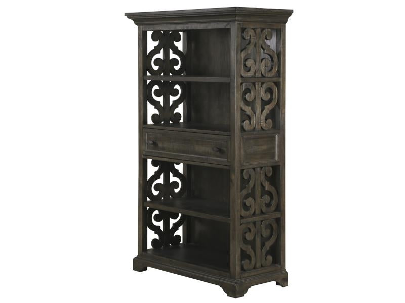 222762495:Bellamy Office Bookcase in Charcoal, Image 2