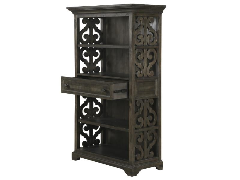 222762495:Bellamy Office Bookcase in Charcoal, Image 3