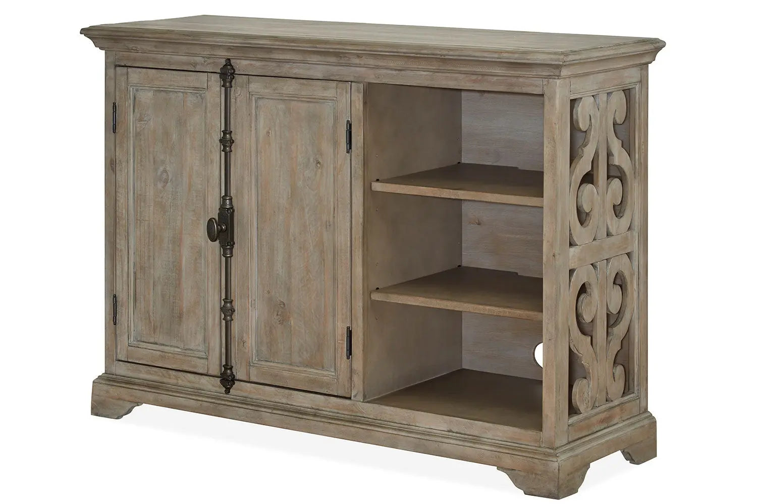 120895958:Bellamy Printer Stand in Light Gray, Image 1