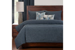 076262944:Belmont Duvet Comforter Set in Blue, 6 Piece, Eastern King, Image 1