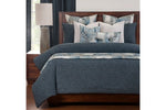 300120703:Belmont Duvet Comforter Set in Blue, 10 Piece, California King, Image 1